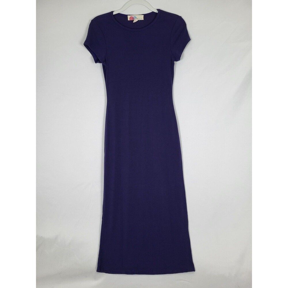Free People Beach Maxi Dress Size XS Navy Blue